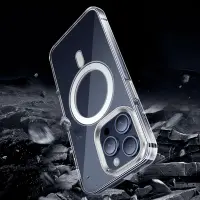 Case  Hoco Premium Series Transparent AS3 Magnetic Mag-charge for Apple iPhone 15 Pro Transparent