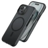 Case Hoco Premium Series Drop Proof Magnetic Mag-charge for Apple iPhone 15 Black