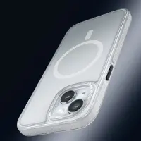 Case Hoco Premium Series Drop Proof Magnetic Mag-charge for Apple iPhone 15 White