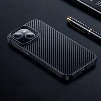 Case Hoco Premium Series AS7 Kevlar Magnetic Mag-charge and Slim for Apple iPhone 15 Plus MagSafe Black