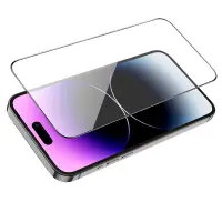 Tempered Glass Hoco Premium Series G1 0.33mm Flash Attach Full Silk Screen HD for Apple 15 Pro