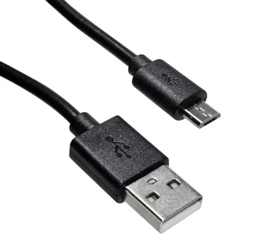 Data Cable Ancus USB AM to Micro USB B Black 1m