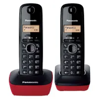 Dect/Gap Panasonic KXTG1612 Black - Red EU