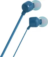 Hands Free JBL Tune 160 In-ear 3.5mm Pure Bass Sound with Mic JBLT160BLU Blue