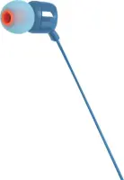 Hands Free JBL Tune 160 In-ear 3.5mm Pure Bass Sound with Mic JBLT160BLU Blue