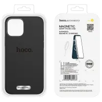 Case Hoco Pure Series Silicone Magnetic for Apple iPhone 15 Plus Black