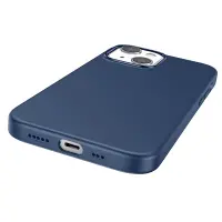 Case Hoco Magnetic Series Liquid Silicone with MagSafe for Apple iPhone 15 Plus Blue