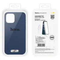 Case Hoco Pure Series Silicone Magnetic for Apple iPhone 15 Pro Blue