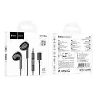 Hands Free Hoco M111 Max Primero Series Earphones Stereo Lightning Black 1.2m