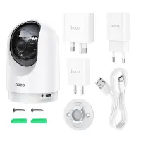 Hoco D1 Indoor PTZ HD Camera with Horizontal Viewing Angle 355° Vertical Viewing Angle 110° and Micro SD Port up to 128GB