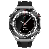 Smartwatch Maxcom Ecowatch 1 1.52” 400mAh IP67 Black with Silicon PU Leather and Metal Band