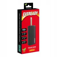 Power Bank Energizer Eveready Slim 30000mAh 2A with 2xUSB 2.0 and LED Battery Display Black