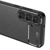 Case Ancus AutoFocus Carbon Fiber για Samsung SM-S921B Galaxy S24 5G Black