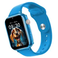 Smartwatch Maxcom FW59 Kiddo 4G GPS IP65 670mAh with 1.85” IPS 20mm Silicon Band and SOS Button Blue