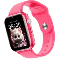 Smartwatch Maxcom FW59 Kiddo 4G GPS IP65 670mAh with 1.85” IPS 20mm Silicon Band and SOS Button Ροζ
