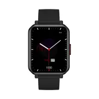 Smartwatch Maxcom FW56 Carbon Pro IP68 260mAh with 1.85” HD IPS and Call Function Black Silicon Band