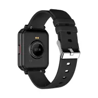 Smartwatch Maxcom FW56 Carbon Pro IP68 260mAh with 1.85” HD IPS and Call Function Black Silicon Band