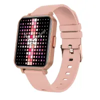 Smartwatch Maxcom FW56 Carbon Pro IP68 260mAh with 1.85” HD IPS and Call Function Pink Gold Silicon Band