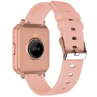 Smartwatch Maxcom FW56 Carbon Pro IP68 260mAh with 1.85” HD IPS and Call Function Pink Gold Silicon Band