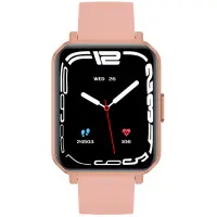 Smartwatch Maxcom FW56 Carbon Pro IP68 260mAh with 1.85” HD IPS and Call Function Pink Gold Silicon Band