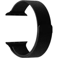 Watchband Noozy 42/44/45/49mm for Apple Watch 1/2/3/4/5/6/7/8/9/se/ultra 1/ultra 2 Black Metal Band