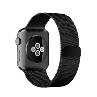 Watchband Noozy 42/44/45/49mm for Apple Watch 1/2/3/4/5/6/7/8/9/se/ultra 1/ultra 2 Black Metal Band