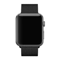 Watchband Noozy 42/44/45/49mm for Apple Watch 1/2/3/4/5/6/7/8/9/se/ultra 1/ultra 2 Black Metal Band