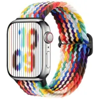 Watchband Noozy 42/44/45/49mm for Apple Watch 1/2/3/4/5/6/7/8/9/se/ultra 1/ultra 2 Black Nylon Woven Band