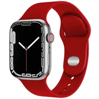 Watchband Noozy 42/44/45/49mm for Apple Watch 1/2/3/4/5/6/7/8/9/se/ultra 1/ultra 2 Red Silicon Band