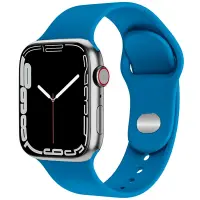 Watchband Noozy 42/44/45/49mm for Apple Watch 1/2/3/4/5/6/7/8/9/se/ultra 1/ultra 2 Blue Silicon Band