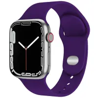 Watchband Noozy 42/44/45/49mm for Apple Watch 1/2/3/4/5/6/7/8/9/se/ultra 1/ultra 2 Purple Silicon Band