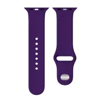 Watchband Noozy 42/44/45/49mm for Apple Watch 1/2/3/4/5/6/7/8/9/se/ultra 1/ultra 2 Purple Silicon Band