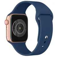 Watchband Noozy 42/44/45/49mm for Apple Watch 1/2/3/4/5/6/7/8/9/se/ultra 1/ultra 2 Dark Blue Silicon Band