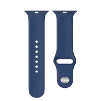 Watchband Noozy 42/44/45/49mm for Apple Watch 1/2/3/4/5/6/7/8/9/se/ultra 1/ultra 2 Dark Blue Silicon Band