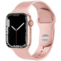 Watchband Noozy 42/44/45/49mm for Apple Watch 1/2/3/4/5/6/7/8/9/se/ultra 1/ultra 2 Pink Silicon Band