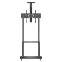 Wheeled TV Flor Stand Noozy Y800  for 32'' - 75'' VESA from 100x100mm to 600x400mm. Maximum weight capacity 50kg