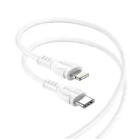 Data Cable Borofone BX51 Triumph USB-C to Lightning 12W 2.4A 1m White