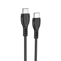 Data Cable Borofone BX51 Triumph USB-C to USB-C 60W 1m Black