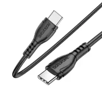 Data Cable Borofone BX51 Triumph USB-C to USB-C 60W 1m Black