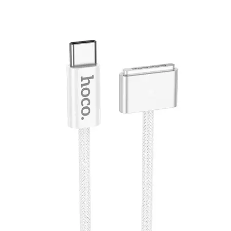 Magnetic Charging Cable Hoco X103 USB-C to Mag3 140W with Braided Cable 2m White