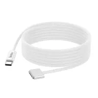 Magnetic Charging Cable Hoco X103 USB-C to Mag3 140W with Braided Cable 2m White