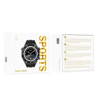 Smartwatch Hoco Y16 IP67 IPS Screen 1.39" 260mAh V5.1 with Call Function Black