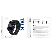 Smartwatch Hoco Y3 Pro IP67 Screen 1.95" 350mAh v5.1 with Call Function Silicon Band Black