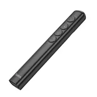 Laser Pointer Hoco GM200 Smart PPT Page Turning Pen with Magnetic USB Absortion and Red Light 100m Distance Cover Black