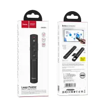 Laser Pointer Hoco GM201 Smart Page Turning Pen with Magnetic USB and USB-C Port and Red Light 100m Distance Cover Black