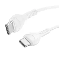 Data Cable Hoco X37 Cool Power USB-C to USB-C Fast Charging 60W 3A White 1m