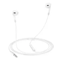 Hands Free Hoco M109 Pure Joy Earphones Hi-Fi Stereo 3.5mm White 1.2m