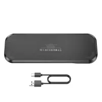 Wireless Charger Pad CQ5 Step 3-in-1 22.5W 3A with Ability for Charging Three QI Compliant Devices Slim Black