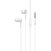 Hands Free Hoco M104 Gamble Universal Earphones Hi-Fi Stereo 3.5mm White 1.2m