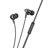 Hands Free Hoco M112 Story Universal Earphones Hi-Fi Stereo 3.5mm Black 1.2m